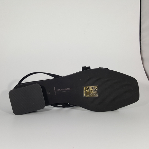 NR Rapisardi 2 Band Strappy Sandal with Block Heel - Picture 4 of 4